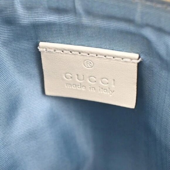 GUCCI GUCCY SEGA Print Leather Mini Shoulder Bag White Italy SHW 73CA310 - Picture 14 of 16